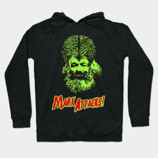 Marx Attacks Green Hoodie